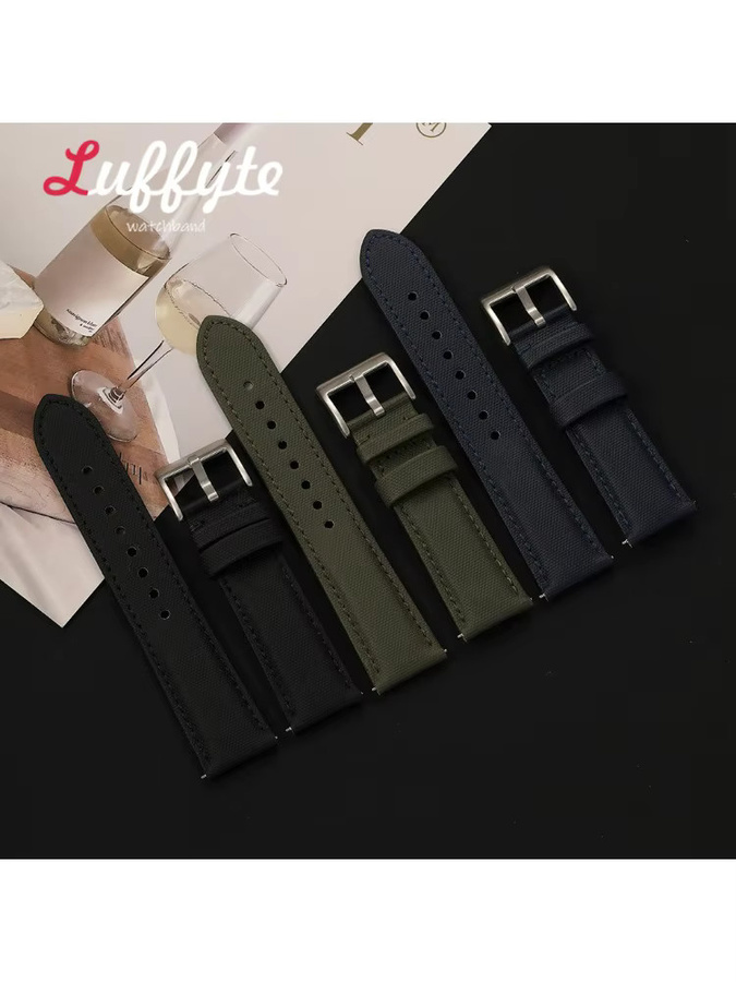 luffyte Uhrenarmband Nylon, Herren, 20 mm, 22 mm - Bild 2