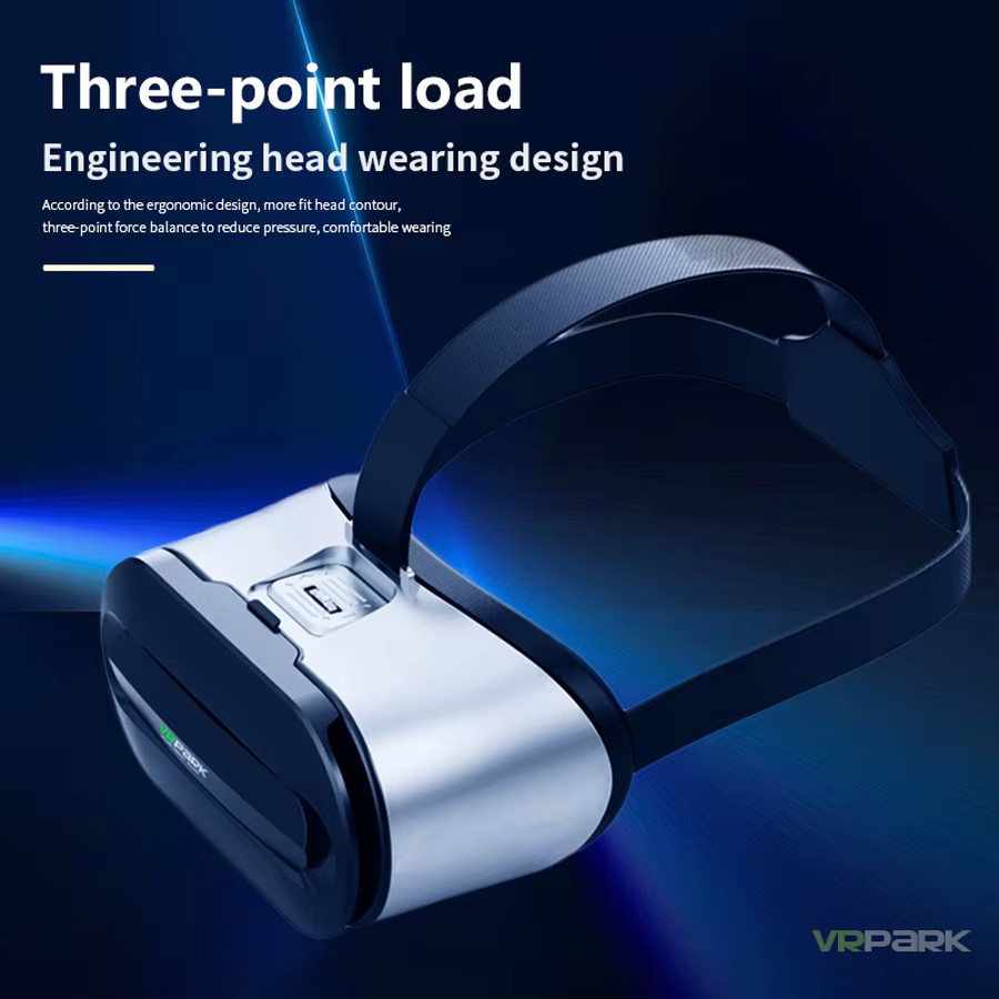 AyeBeau VR-Brille Virtual Reality 3D Headset für Smartphones in Weiß - Bild 2
