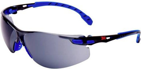 3M Solus S1102SGAF Schutzbrille mit Antibeschlag-Schutz in Blau und Schwarz nach EN 166 - Bild 1