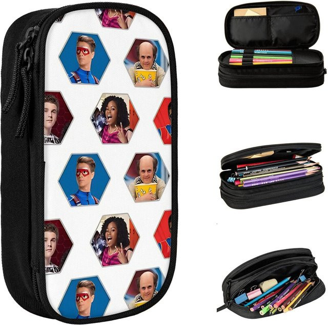 Henry Danger Sechseck-Federmäppchen aus Textil in Transparent für Schule und Freizeit - Bild 1