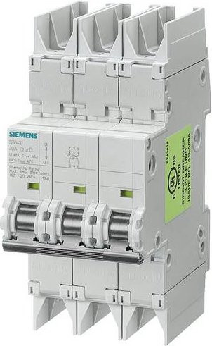 Siemens Leitungsschutzschalter 5SJ4310-8HG42, 10A, 400V, Grau - Bild 1