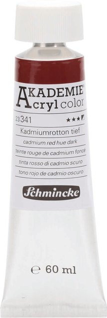 Schmincke Akademie Acrylcolor Kadmiumrotton Tief 60 ml - Bild 1