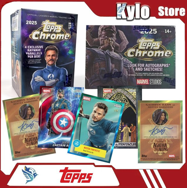 Topps Marvel Cinema Chrome Value Box Set, Sammelkarten, ab 14 Jahren - Bild 1