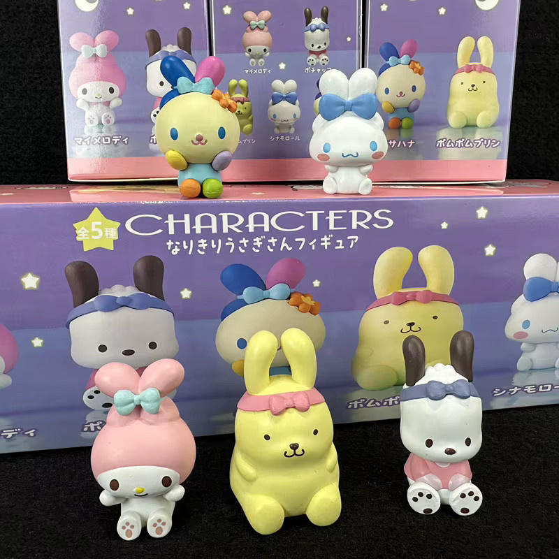 Sanrio Cinnamoroll Usahana Pom Pom Purin Action Figur, Blind Box - Bild 2