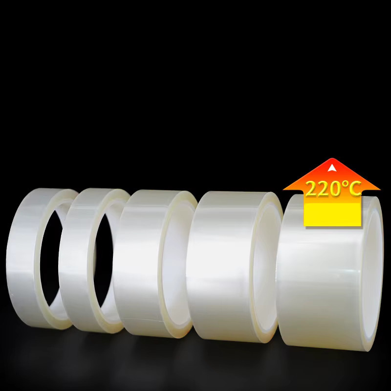 Hochtemperaturbeständiges transparentes PET-Klebeband für PCB und Backlack, 33 m pro Rolle - Bild 2