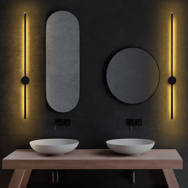 Opviq Wandleuchte Sword-13484 LED in Schwarz, modern aus Metall, B/H/T: 7 x 10 x 7 cm, Länge: 62 cm - Bild 5