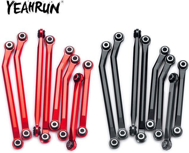 YEAHRUN Linkage Link Rod Kit Aluminium Alloy 8-teiliges Set 1/18 - Bild 1