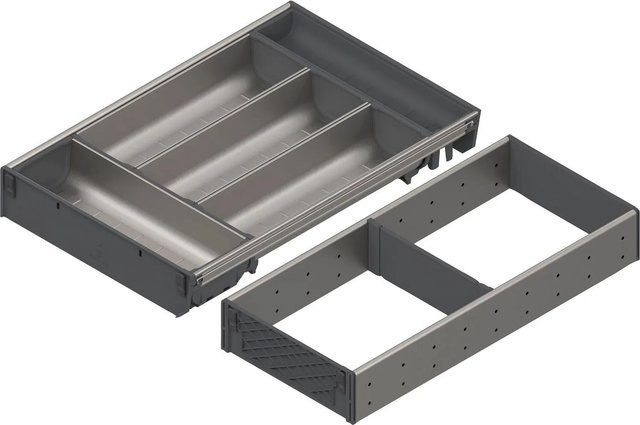 Blum Orga-Line Essbesteck Komplettset Grau für Korpusbreiten 1.100-1.199 mm mit Nennlänge 450 mm - Bild 1