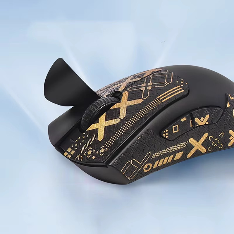 Razer DeathAdder V3 Pro Anti-Rutsch-Grip-Tape handgefertigte Klebeaufkleber für besseren Halt und Schweißresistenz - Bild 2