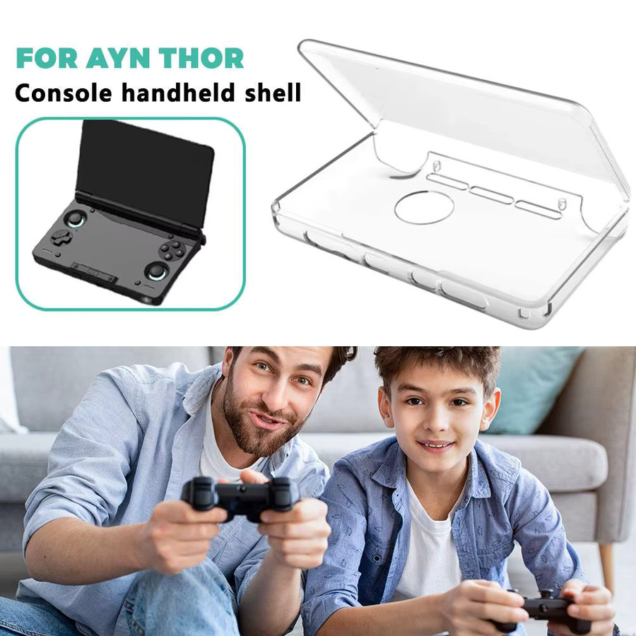AYN THOR Spielkonsole TPU-Schutzhülle mit Griff und Aufbewahrungstasche, transparent - Bild 5