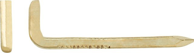 Suki Stahlhaken vermessingt in Gold, 10 Stück, Durchmesser: 2 mm, Länge: 30 mm - Bild 1