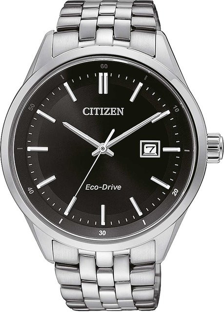 Citizen Armbanduhr, Solar, Edelstahl, Schwarz, 41 mm, Herren - Bild 1