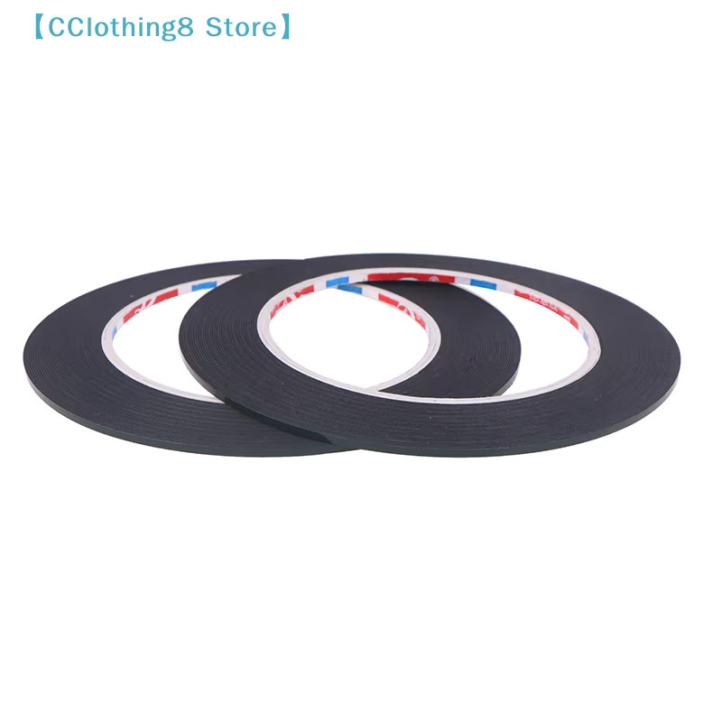 AliS8 Doppelseitiges Schaumstoff-Klebeband in Schwarz, 2 Stück à 10 Meter, für rahmenlose LCD-Bildschirme und gebogene Displays, erhältlich in 2 mm, 3 mm oder 4 mm Dicke - Bild 2
