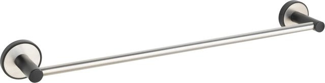 Wenko Badetuchstange Uno Udine UV-Loc in Silber Matt, Breite: 40 cm - Bild 1