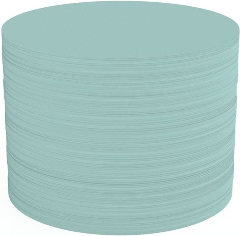Magnetoplan Kommunikationskarte rund, Blau, Durchmesser: 100 mm, 500 Stück - Bild 1