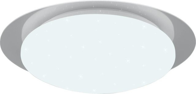 Trio LED-Deckenleuchte Frodeno, dimmbar mit Fernbedienung, Weiß, B/T/H: 35 x 35 x 8,7 cm - Bild 1