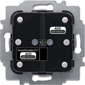 Busch-Jaeger Sensor/Dimmaktor 2/1-fach 6212/2.1 in Schwarz - Bild 1