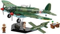 COBI Konstruktionsspielzeug Heinkel HE 111 H-22 mit V1 Flugbombe Executive Edition Klemmbaustein Flugzeug aus dem Zweiten Weltkrieg - Bild 1