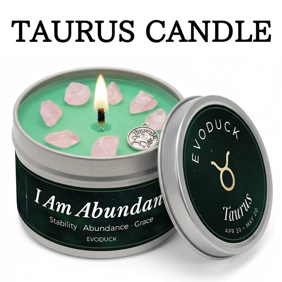 Aurus Zodiac Duftkerze Botanische Vanille in Metalldose 85 g - Bild 7