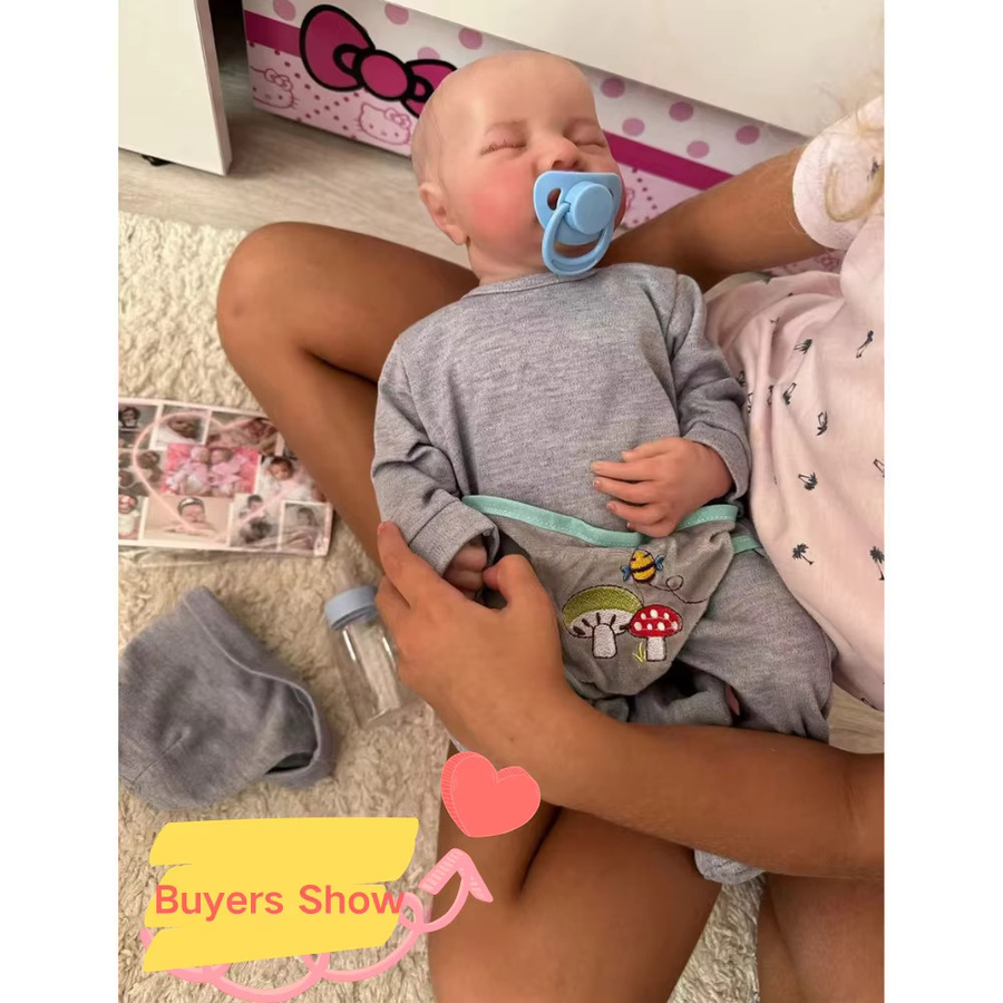 MRB Reborn Baby Doll Levi, Puppe, Silikon, ab 3 Jahren - Bild 3