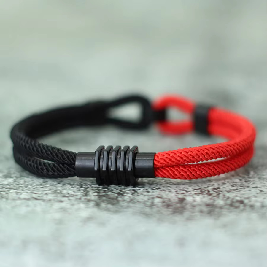 Armband Noter, Edelstahl, Schwarz, Herren - Bild 2