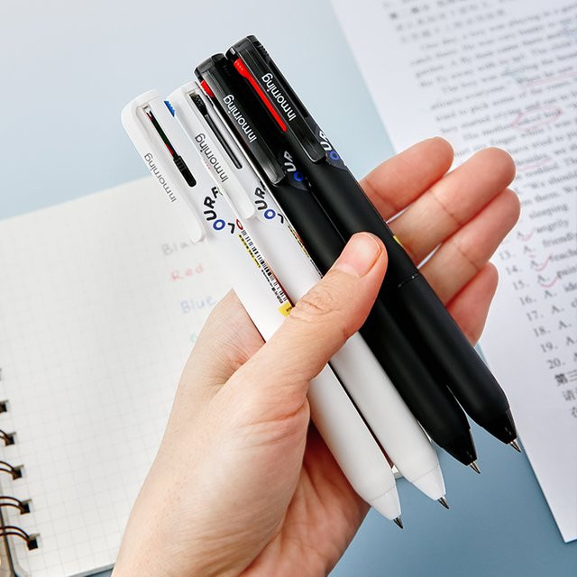 2er-Pack mr.paper 4-in-1 Mehrfarbige Gelstifte mit 0,5 mm Spitze für Schule und Büro - Bild 1