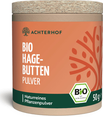 Achterhof Hagebutten Pulver Bio gemahlen 50 g - Bild 1