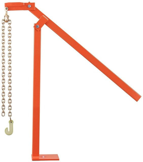 Buying Solutions, MB T-Pfahlzieher aus rostbeständigem Stahl in Orange, Schwerlast-Zaunpfahlzieher mit 109,2 cm Hebekette zur effizienten Entfernung von Rundpfählen - Bild 1