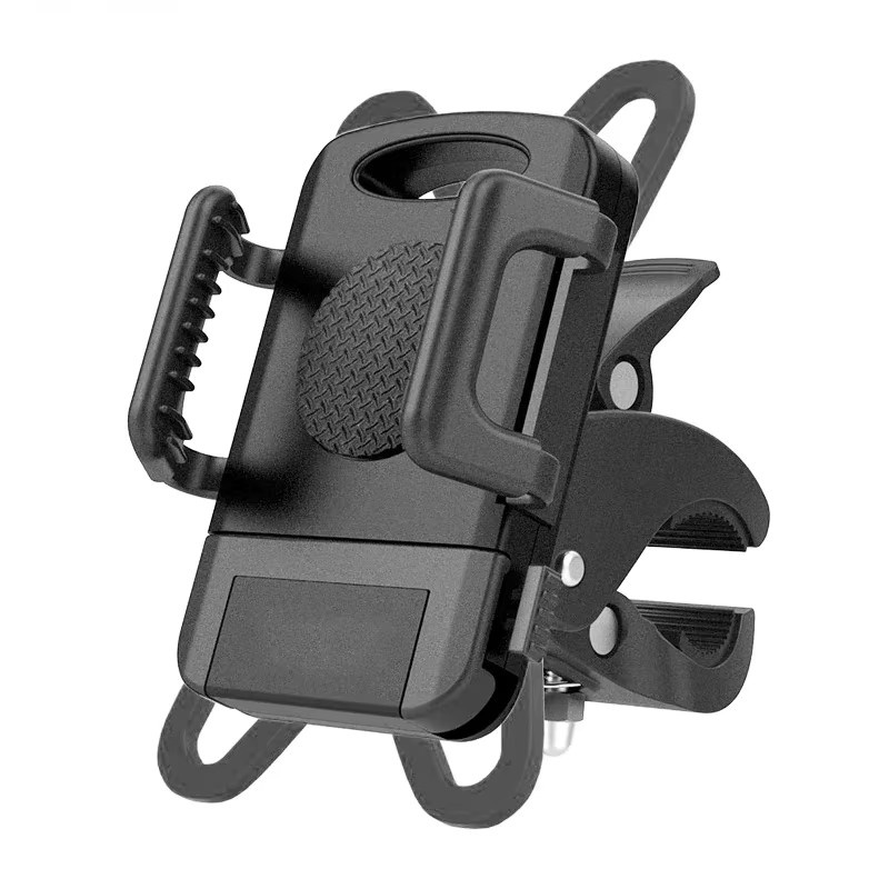 Homhu Universal Fahrrad Handy Halterung mit Anti-Slip Funktion für Motorrad und Lenker in Schwarz - Bild 4