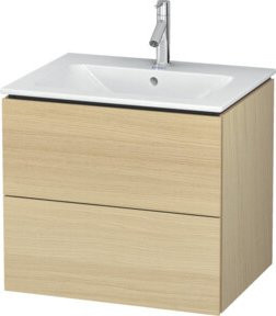 Duravit L-Cube Waschtischunterschrank beige, wandhängend, B: 62 cm, T: 48,1 cm, H: 55 cm - Bild 1