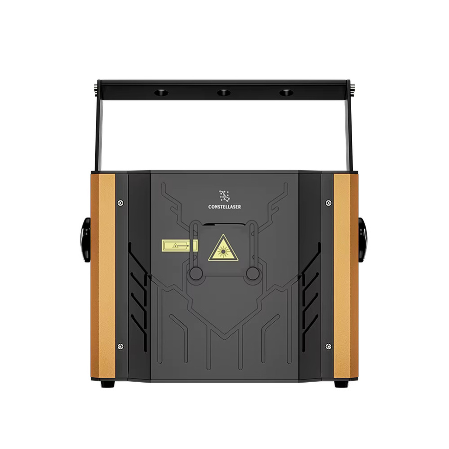 SHEHDS RGB Laser Animationslicht mit App-Steuerung, 6W, TTL 20KPPS, ILDA, DMX 512 und RJ5 Anschluss, Schwarz, Multicolour - Bild 2