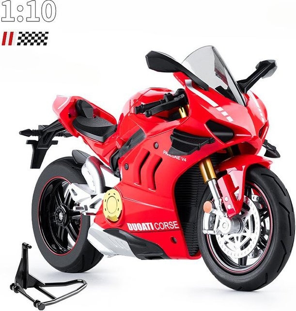 Linyi toy car V4S Spielzeugmotorrad Modell, 1:10, Musik, Licht, Metall, ab 14 Jahren - Bild 1
