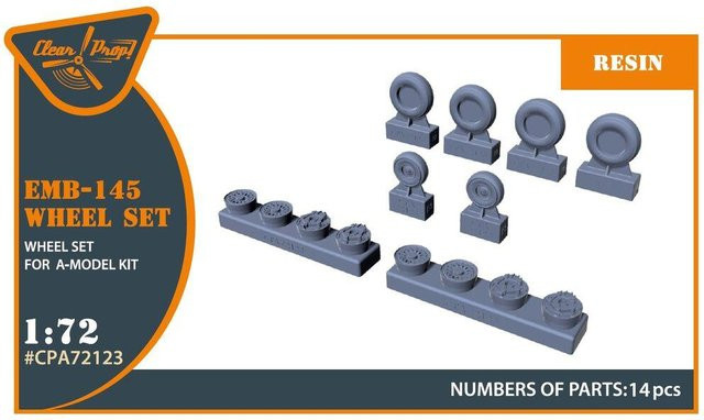 Clear Prop EMB-145 Wheel set, A-Model - Bild 1