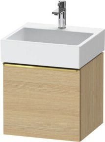 Duravit Waschtischunterschrank D-Neo beige glänzend wandhängend B: 48,4 cm, T: 44,2 cm - Bild 1