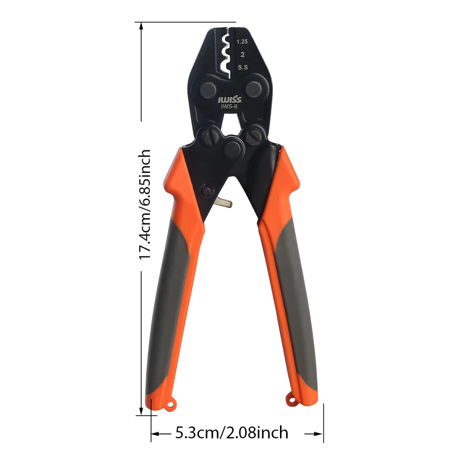 iCrimp IWS-6 Ratschen-Draht-Crimper für Kupfer-Stoßverbinder und Spleißdraht-Anschlüsse - Bild 3
