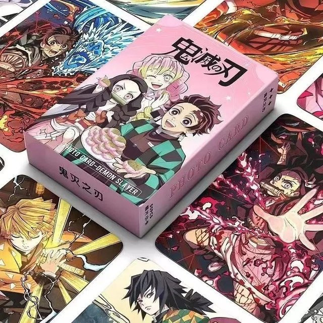 Bandai Demon Slayer Laser-Minikarten, 55-teiliges Set, Bunt / Mehrfarbig - Bild 1