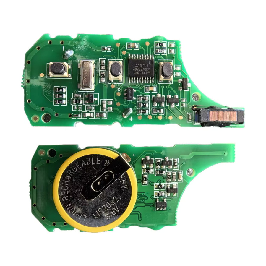JingxinPCB Wiederaufladbarer Auto Schlüsselanhänger Flip Fernbedienung für Range Rover Sport und Land Rover Discovery 3, Farbe: Grün - Bild 2