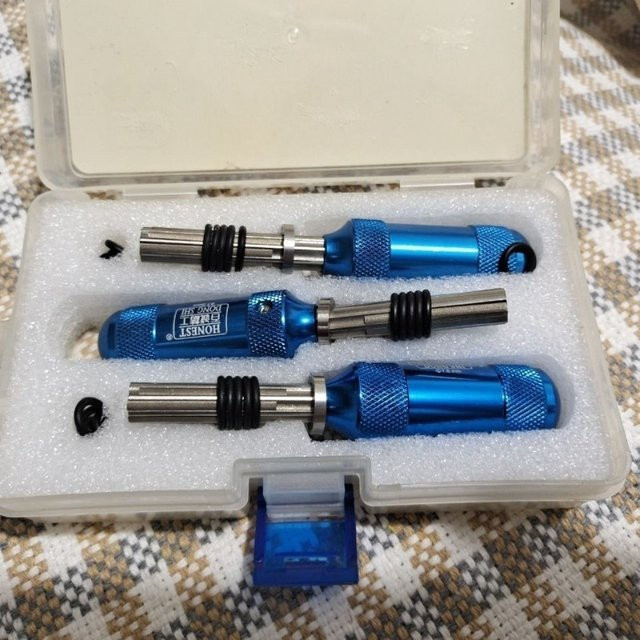 OLOEY Rohrförmiges Lockpick-Set mit 3 Stück für Fortgeschrittene, Blau, Durchmesser: 7,0 mm, 7,5 mm und 7,8 mm - Bild 1