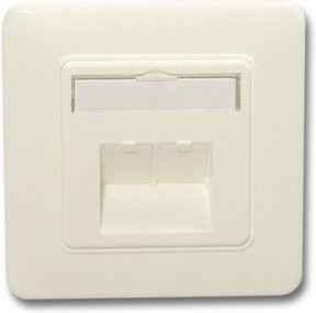 KERPEN DATACOM Keystone-Wanddose 2-fach in Weiß - Bild 1