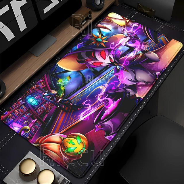 Riccu Helluva Boss Anime XXL-Mauspad Multicolor, B/T: 90 x 40 cm - Bild 1