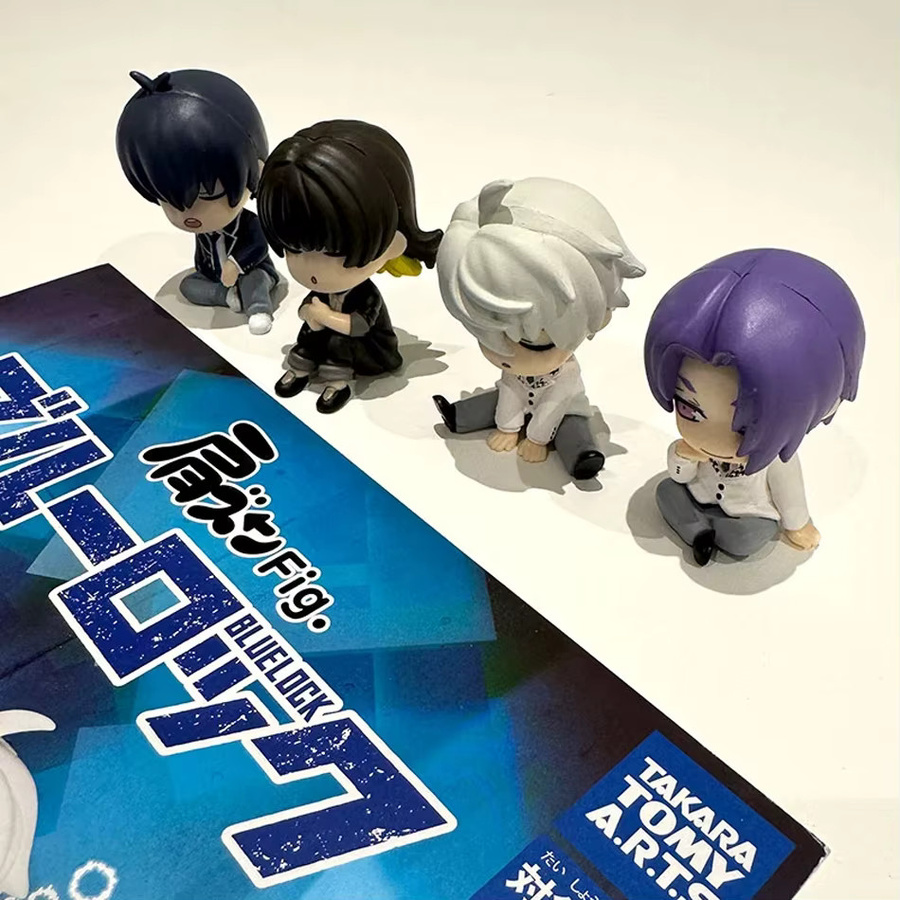 Bandai Blue Lock Anime Figur, 4-teiliges Set, Isagi Yoichi Bachira Meguru - Bild 5