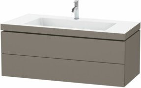Duravit Waschtischunterschrank L-Cube c-bonded, wandhängend, 2 Schubladen, Breite: 120 cm, Tiefe: 48 cm, Höhe: 50 cm - Bild 1