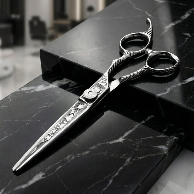 FnLune Friseurschere aus Edelstahl, 6 Zoll, Unisex - Bild 1