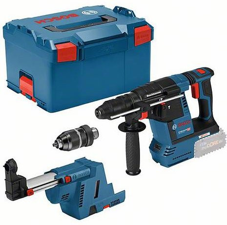 Bosch Professional GBH 18V-26F + GDE Akku-Bohrhammer 18V Blau - Bild 1