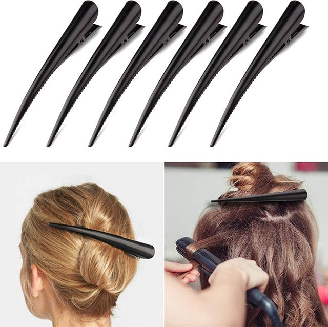 KuZHEN Haar Clips, Metall, 5/10 Stück, Ente Zähne Design - Bild 1