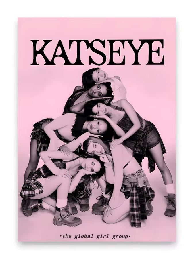 K-katSeyes Singer Poster Selbstklebender Wasserdichter Papieraufkleber für die Wanddekoration in Schwarz, B: 20 cm, H: 15 cm - Bild 7