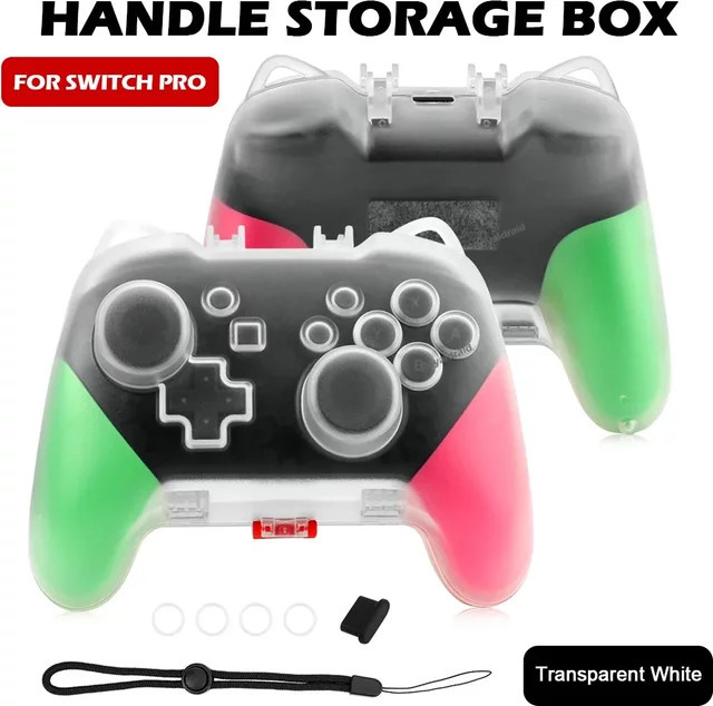 Hayoumon Transparente Controller-Schutzhülle für Nintendo Switch Pro Controller mit Ladeöffnung - Bild 1