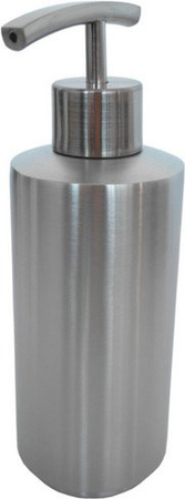 Sanilo Seifenspender Pure mit Pumpe aus Edelstahl und Kunststoff, silberfarben