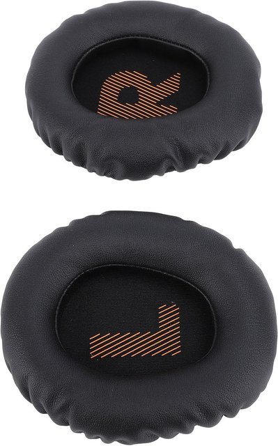 DIYelecs 2er Set Headset-Polster aus Memory-Schaum und Proteinleder in Orange für kabellose Kopfhörer - Bild 1