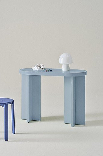 Jotex CRUZ MINI Kinderschreibtisch in Blau, B/T/H: 100 x 50 x 75,6 cm - Bild 1